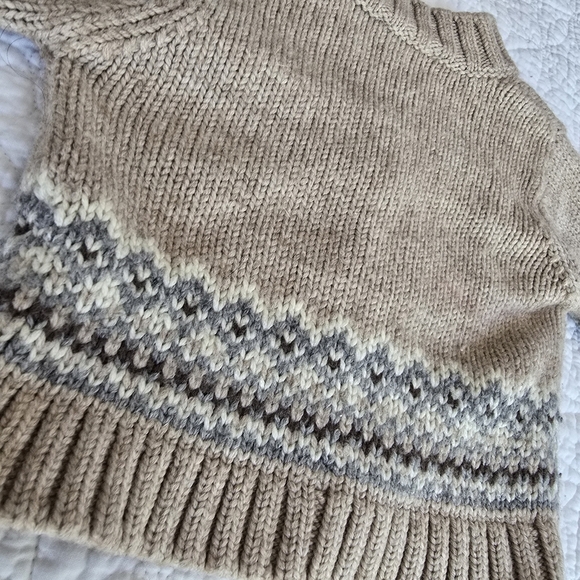 Jacadi Baby Knitted Cardigan Wool Blend Sweater 12 Months - Picture 10 of 11